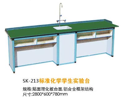 SK-213標(biāo)準(zhǔn)化學(xué)學(xué)生實(shí)驗(yàn)臺(tái)